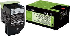 LEXMARK Lasertoner 80C2HK0, schwarz/80C2HK0 schwarz Rückgabe-Toner