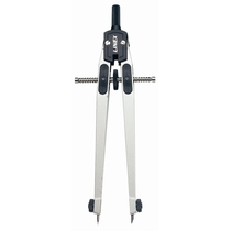 LINEX, Schnellverstellzirkel, 17 cm, silber, mit extra Minen, in fester Box