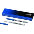 MONTBLANC Kugelschreibermine, Großraum, M, Schreibfarbe: pacific blue (2 Stück)