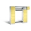 C+P Offene Garderobe Serie 8070, H1950xB1870xT480mm