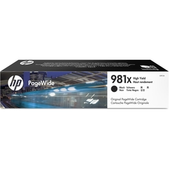 HP Tintenpatrone, 981X, L0R12A, schwarz, 11.000 Seiten