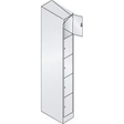 Fächerschrank 7035/5012 1950x240x480mm