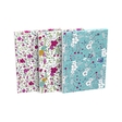 OXFORD ForMe Floral Softcover Notizblock, A6, 80 Blatt, 90g/m², mit Perforation, liniert 6 mm