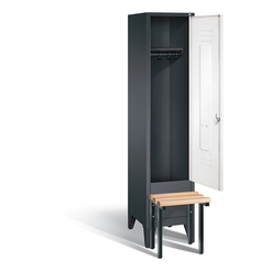 C+P Garderobenschrank Classic, H1850xB420xT500mm