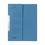 Einhängehefter Karton, Vordeckel: halb, blau, Einhakhefter