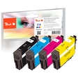 Peach Spar Pack Tintenpatronen kompatibel zu Epson No. 18, T1806