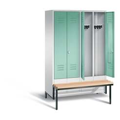 C+P Garderobenschrank Classic, H1850xB1190xT500mm