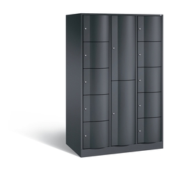 C+P Kombi-Schließfachschrank Resisto, H1950xB1148xT640mm
