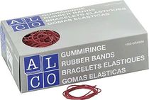 ALCO Gummiringe im Karton/744, rot, Ø 5cm, Inh. 1000g
