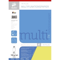 Staufen Multifunktionspapier 7X PLUS - A4, 160 g/qm, gelb, 25 Blatt
