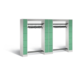 C+P Offene Garderobe Serie 8070, H1950xB2840xT480mm