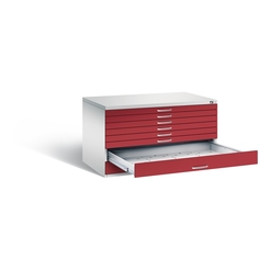 C+P Flachablageschrank Serie 7100_7200, H760xB1350xT960mm