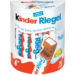 kinder Schokoladenriegel Riegel®, Packung, 10 x 21 g (210 g)