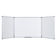 BI-OFFICE TR03020509170 - Whiteboard Trio Maya, lackierter Stahl, magnetisch, 150x100 cm, Weiß, Aluminiumrahmen