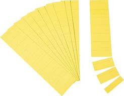 Ultradex Steckkarten für Planrecord /140702, 32 mm x 70 mm, gelb, Inh. 90 Stk