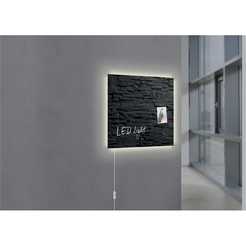 Sigel Glas-Magnetboard artverum® LED light