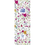 OXFORD ForMe Floral Shoppingplaner 7,4 x 21 cm, kompfgeleimt und geheftet, liniert, 80 Blatt