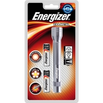 Energizer® Taschenlampe Metal 2AA/ 639805 silber, Metal LED 2AA