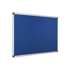 BI-OFFICE FA3843170 - Filztafel Maya, Blau mit Aluminiumrahmen, 120x120 cm