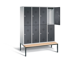 C+P Spind doppelstöckig Classic, H2090xB1590xT815mm