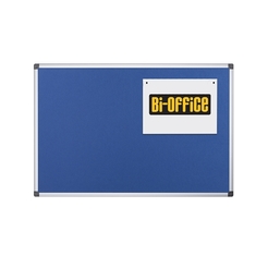 BI-OFFICE FA2843170 - Filztafel Maya, Blau mit Aluminiumrahmen, 200x120 cm 