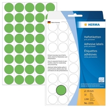 HERMA Farb-, Markierungspunkte, Vielzweck-Etiketten grün