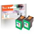 Peach Doppelpack Druckköpfe color kompatibel zu HP No. 342, C9361E