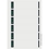 Ordner-Rückenschild schmal/kurz, grau, mit Aufdruck Ja, selbstklebend Ja, 100-150 Schilder