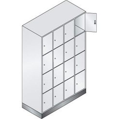 Fächerschrank 7035/5010 1800x1190x500mm 8020-404 7035/5010