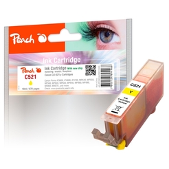 Peach XL-Tintenpatrone gelb kompatibel zu Canon CLI-521y, 2936B001