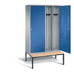 C+P Schwarz-Weiss-Spind Classic, H2090xB1190xT815mm