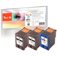 Peach Spar Pack Plus Druckköpfe Tintenpatronen bk/c kompatibel zu HP No. 56, C6656AE, No. 57, C6657AE