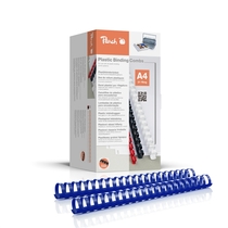 Peach Binderücken 28mm, für 270 Blatt A4, blau, 50 Stück, PB428-04