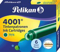 Pelikan Tintenpatronen 4001 TP/6/300087 Inh. 6 Stk Dunkelgrün