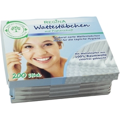 Regina Wattestäbchen 10000817 Papierschaft 200St.