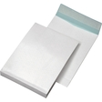 MAILmedia® Versandtasche, mit Falte, 40 mm, Stehboden, ohne Fenster, haftklebend, B4, 250 x 353 mm, 150 g/m², weiß (250 Stück)
