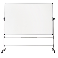 Bi-silque mobiles drehbares Whiteboard EARTH-IT Emaille /RQR0524 180x120cm weiß.