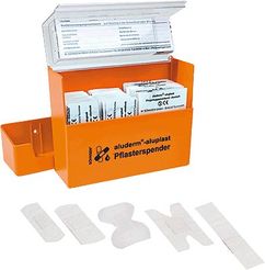 SÖHNGEN® Pflasterspender aluderm-aluplast/1009910, orange; B160 x H122 x T57 mm