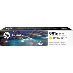 HP Tintenpatrone, 981X, L0R11A, gelb, 10.000 Seiten