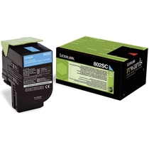 LEXMARK™ Toner Rückgabekassette, 802SC, original, cyan, 2.000 Seiten