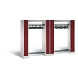 C+P Offene Garderobe Serie 8070, H1950xB2840xT480mm