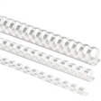 Plastikbinderücken (DIN A4, 8 mm, 45 Blatt) 25 Stück weiß
