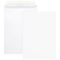 MAILmedia® Versandtasche, ohne Fenster, haftklebend, B4, 250 x 353 mm, 100 g/m², weiß (100 Stück)