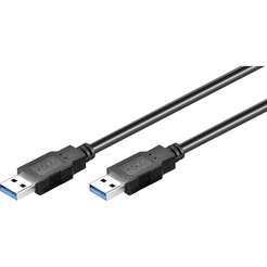 Goobay USB Kabel 93929 USB 3.0 3m A/A-Stecker schwarz