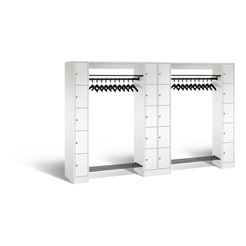 C+P Offene Garderobe Serie 8070, H1950xB2840xT480mm
