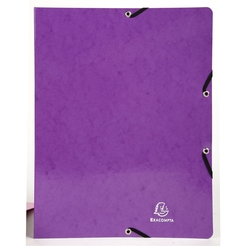 EXACOMPTA Ringbuch Iderama/54896E A4 24 x 32 cm Manilakarton 700g/m² violett