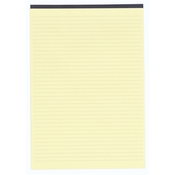 Black Block 70 Blatt mit gelbem Papier, liniert, DIN A4 21x29,7cm