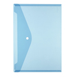 Herlitz Dokumententasche A4 transparent blau glasklar