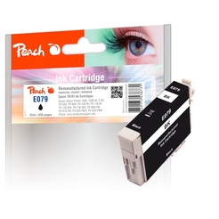 Peach Tintenpatrone schwarz kompatibel zu Epson T0791