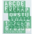 LINEX 8530, Schriftschablone, Standard, 30mm, Buchstaben  / Ziffern